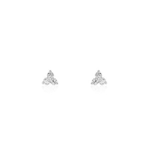 Silver Portia CZ Stud Earrings