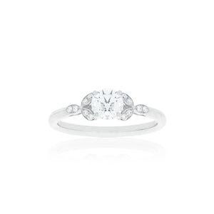 18ct White Gold Poppy Diamond Ring