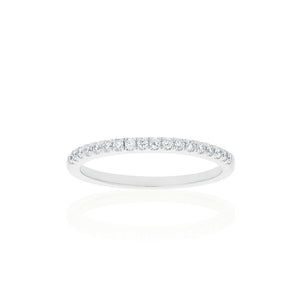 18ct White Gold Lavina Diamond Band