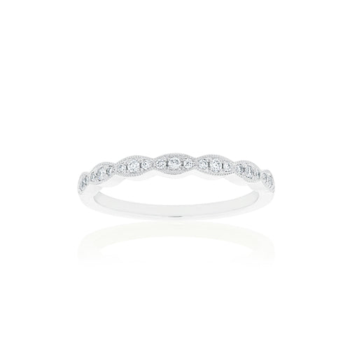 18ct White Gold Rosalia Diamond Band