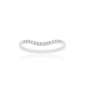18ct White Gold Sintra Diamond Band