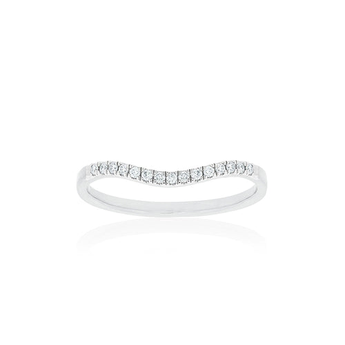18ct White Gold Sintra Diamond Band