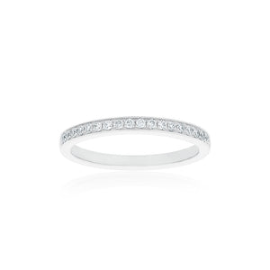 18ct White Gold Vera Diamond Band