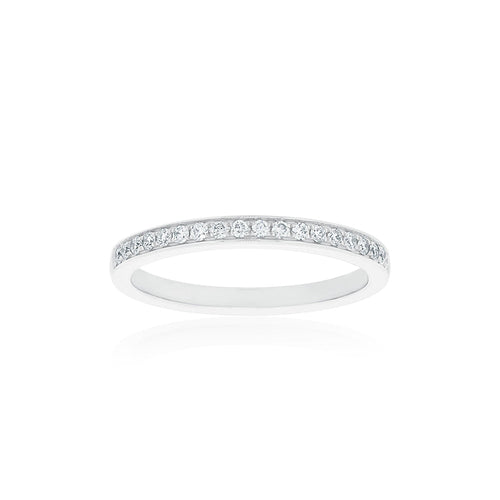 18ct White Gold Vera Diamond Band