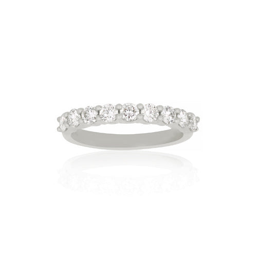 18ct White Gold Elleanor Diamond Band