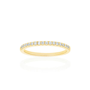 18ct Yellow Gold Lavina Diamond Band