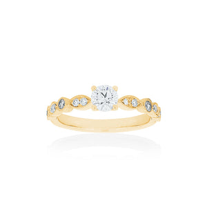 18ct Yellow Gold Olivia Diamond Ring