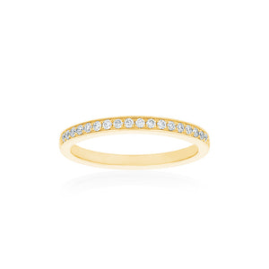 18ct Yellow Gold Vera Diamond Band