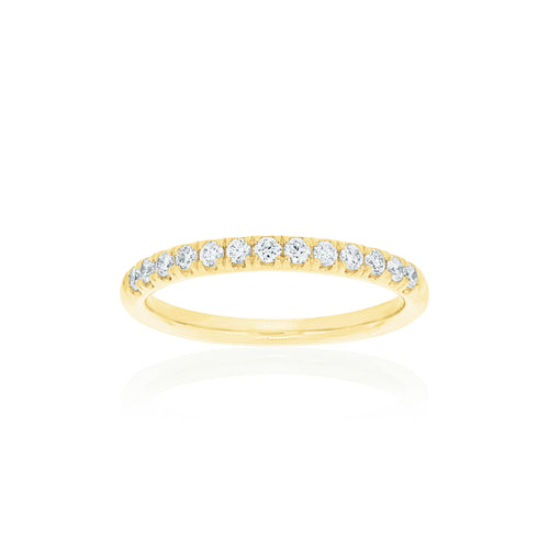 18ct Yellow Gold Victorine Diamond Band