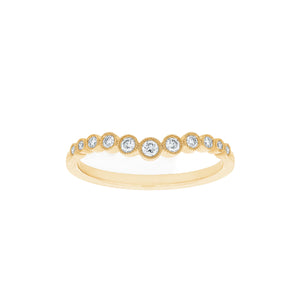 18ct Yellow Gold Macie Diamond Band