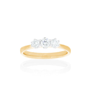 18ct Yellow Gold Madelyn Diamond Ring
