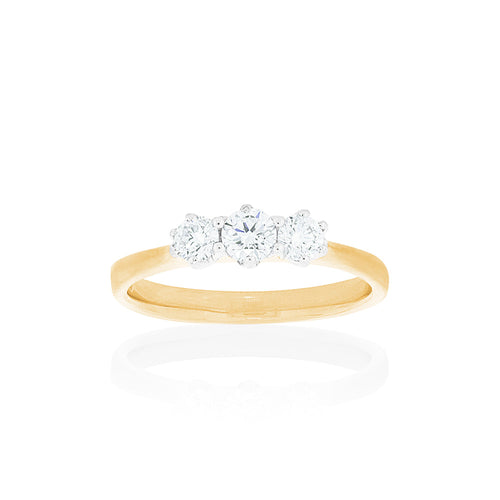 18ct Yellow Gold Madelyn Diamond Ring