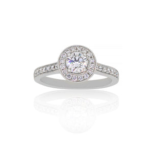 18ct White Gold Aurora Diamond Ring