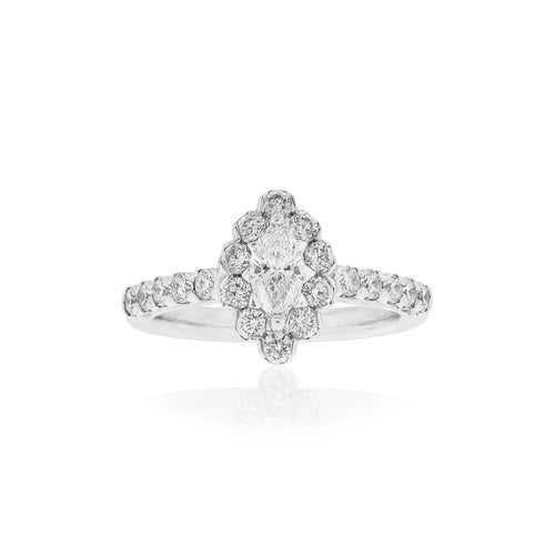 18ct White Gold Florence Diamond Ring