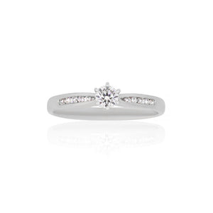18ct White Gold Avon Diamond Ring