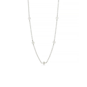 18ct White Gold Diamond Set Necklace