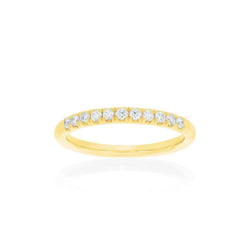 18ct Yellow Gold Zita Diamond Band