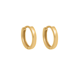9ct Yellow Gold Huggie Hoop Earrings