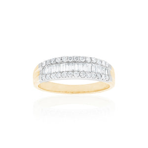 18ct Yellow Gold Aelina Diamond Dress Ring