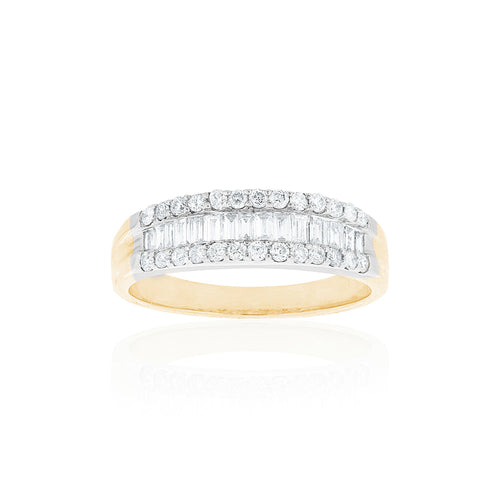 18ct Yellow Gold Aelina Diamond Dress Ring