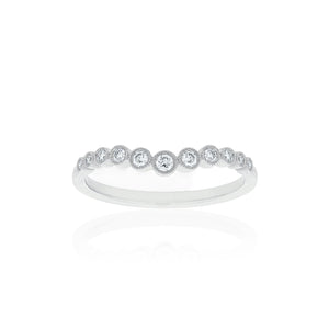 18ct White Gold Macie Diamond Band