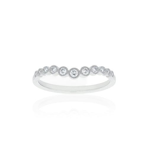 18ct White Gold Macie Diamond Band