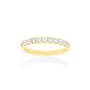18ct Yellow Gold Kiara Diamond Band