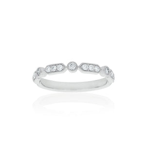 18ct White Gold Kensington Diamond Band