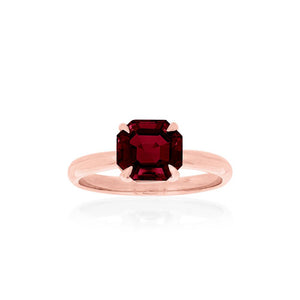 9ct Rose Gold Garnet Ayelet Ring