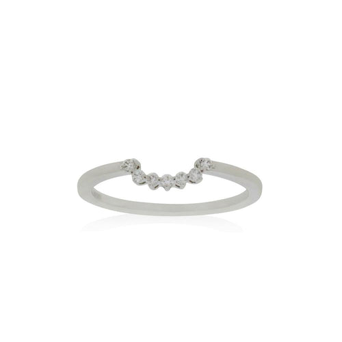 18ct White Gold Lucia Diamond Band