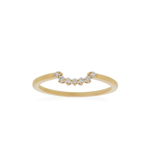 18ct Rose Gold Lucia Diamond Band