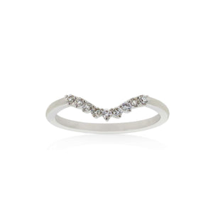 18ct White Gold Petra Diamond Band