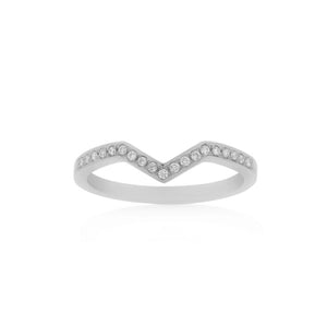 18ct White Gold Riley Diamond Band