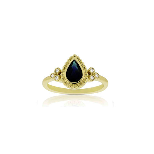 9ct Yellow Gold Valeria Sapphire Ring