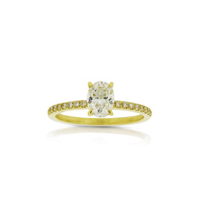 18ct Yellow Gold Luna Diamond Ring