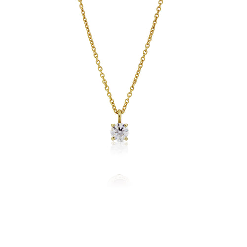 18ct Yellow Gold Celeste Diamond Necklace