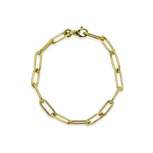 9ct Yellow Gold Paperlink Bracelet