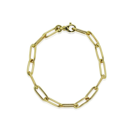 9ct Yellow Gold Paperlink Bracelet