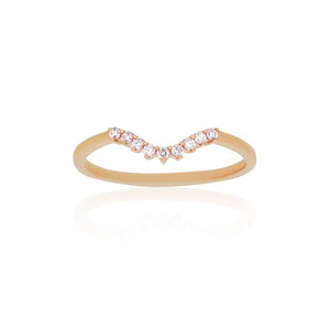 18ct Rose Gold Petra Diamond Band