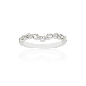 18ct White Gold Marlow Diamond Band