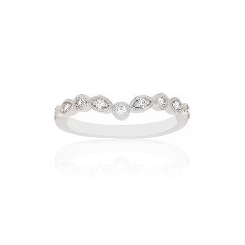 18ct White Gold Marlow Diamond Band