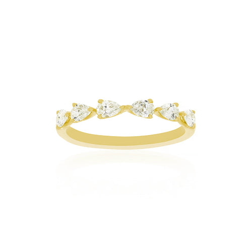 18ct Yellow Gold Elowen Diamond Band