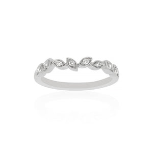 18ct White Gold Eden Diamond Band