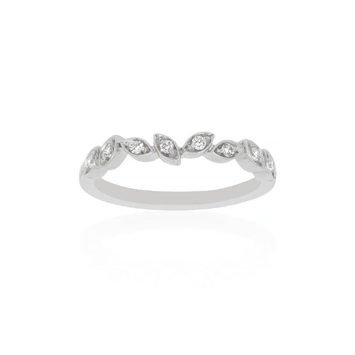 18ct White Gold Eden Diamond Band