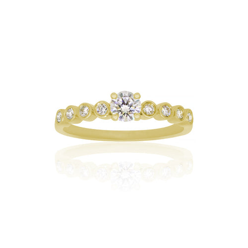 18ct Yellow Gold Macie Diamond Ring