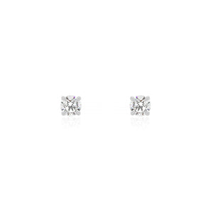 18ct White Gold Julian Lab Diamond Stud Earring