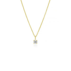 18ct Yellow Gold Julian Lab Diamond Pendant