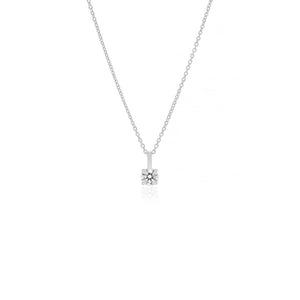 18ct White Gold Julian Lab Diamond Pendant