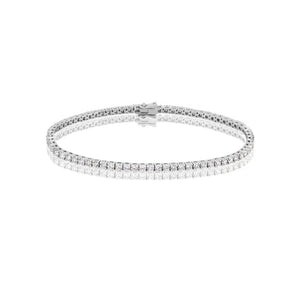 9ct White Gold Emmett Lab Diamond Tennis Bracelet