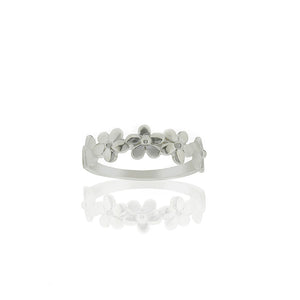 Silver Botanica Ring